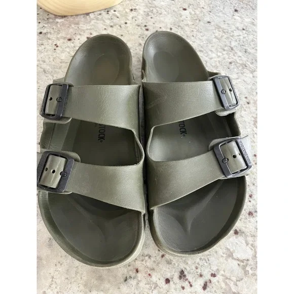 Birkenstock Olive Green Sandals - Picture 4 of 5